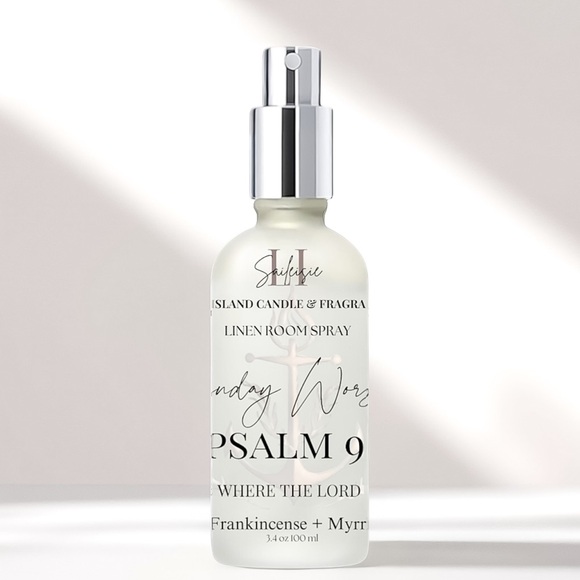 Sunday Worship Linen Room Spray | Frankincense + Myrrh | Bible Study 3.4oz - Picture 4 of 14
